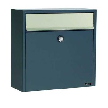 Brievenbus Allux 2500 antraciet/RVS klep