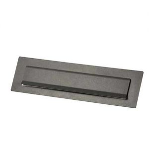 Briefplaat Stoer! Basalt (RAL7012) 340x95 mm